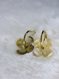 Boucle Fleur d'Opale